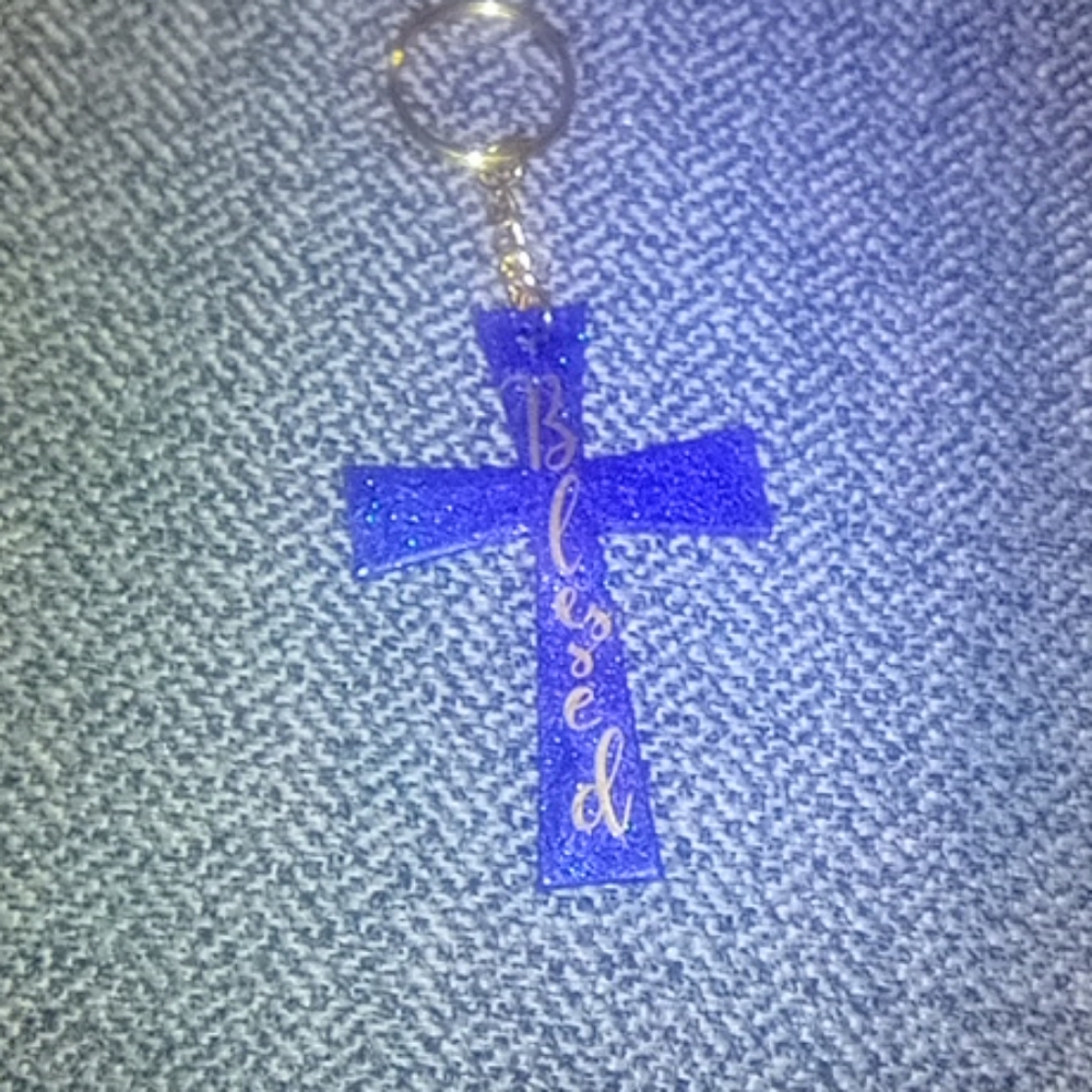 Blessed Cross Keychain